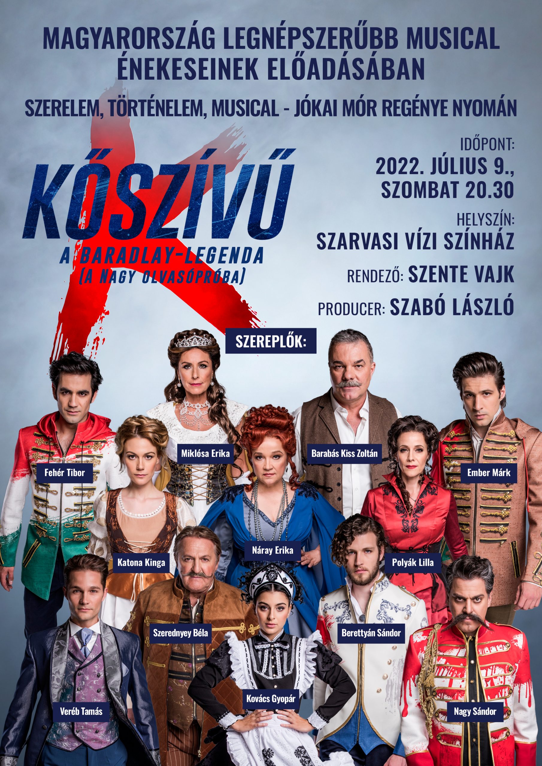 A Kőszívű – A Baradlay-legenda – A NAGY OLVASÓPRÓBA – ZENE ÉS SZÖVEG