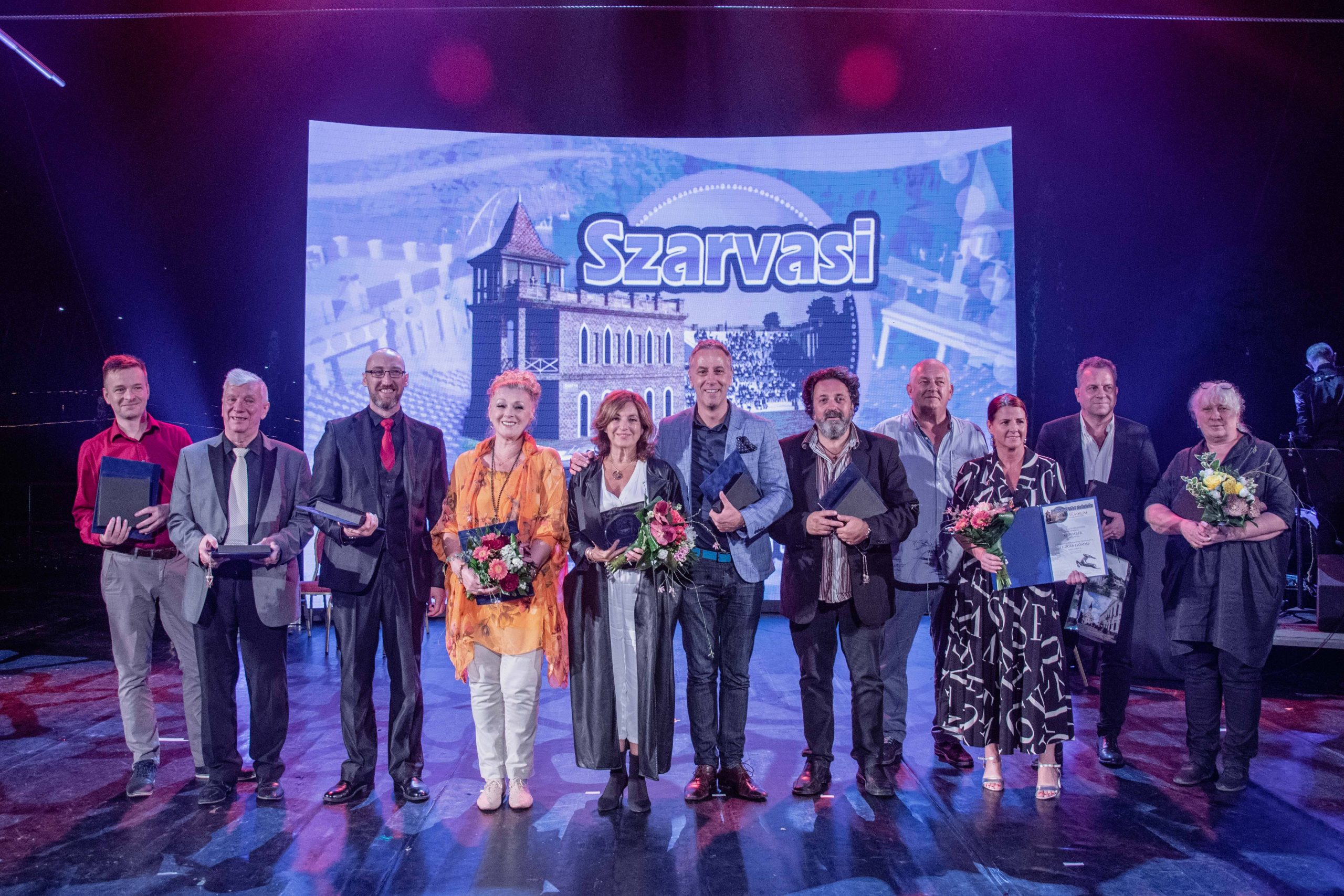 Csonka András, Vándor Éva és Szente Vajk is díjat kapott a Magyar Teátrum nyári fesztiválzáró gáláján